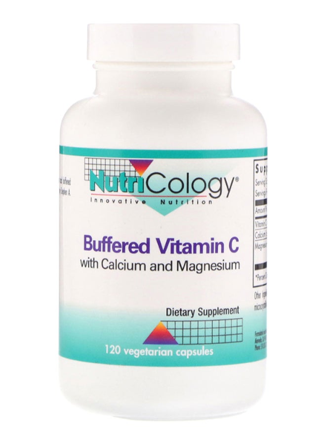 Nutricology Buffered Vitamin C - 120 Vegetarian Capsules - Image 1