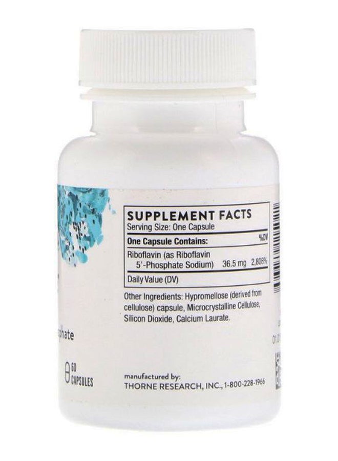 Thorne Research Riboflavin 5-Phosphate Dietary Supplement - 60 Capsules - Image 2
