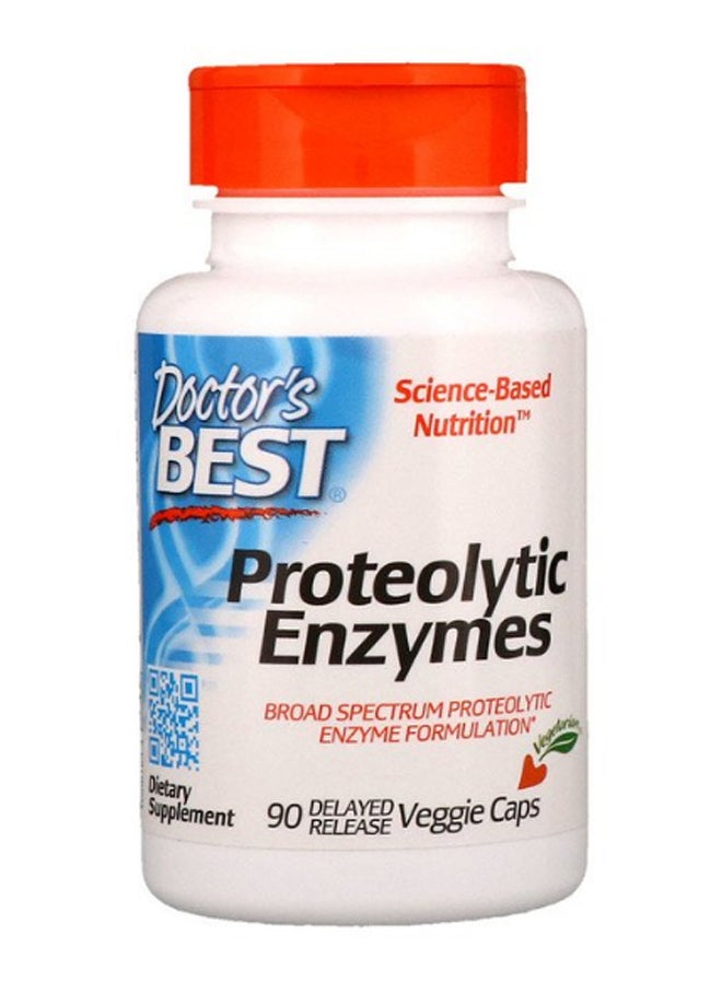 Doctor's BEST Proteolytic Enzymes - 90 Capsules - Image 1