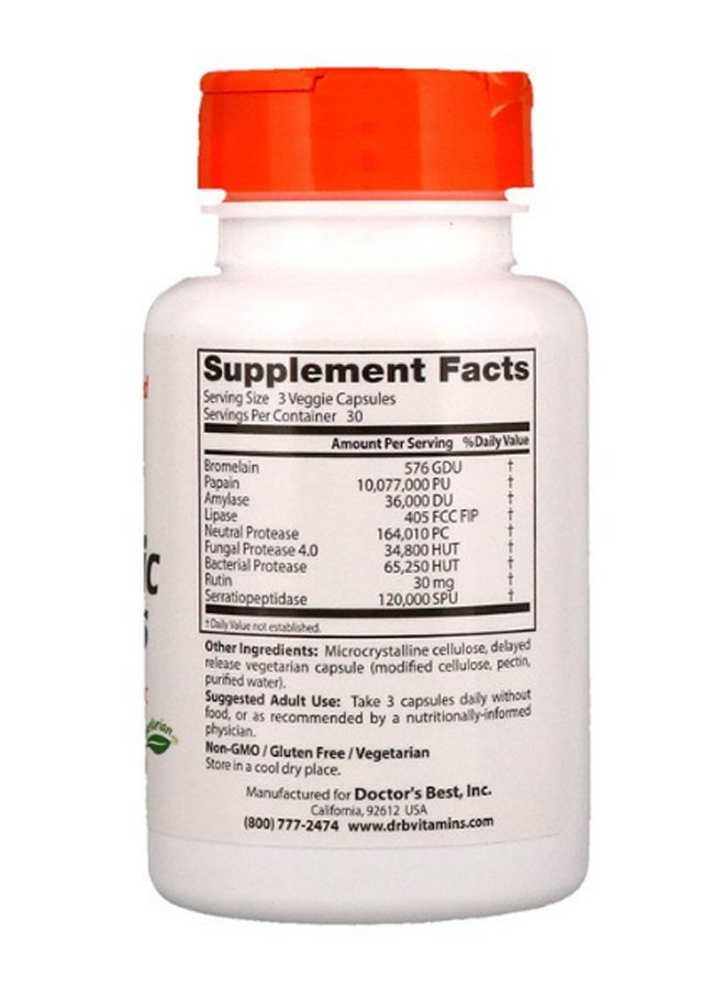 Doctor's BEST Proteolytic Enzymes - 90 Capsules - Image 2