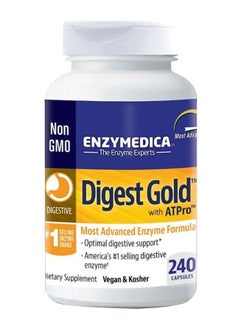 ENZYMEDICA Digest Gold With ATPro Supplement - 240 Capsules  - Image 1
