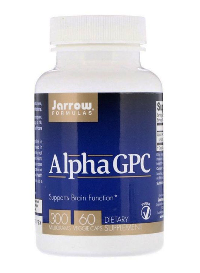 jarrow formulas Alpha GPC - 60 Veggie - Image 1