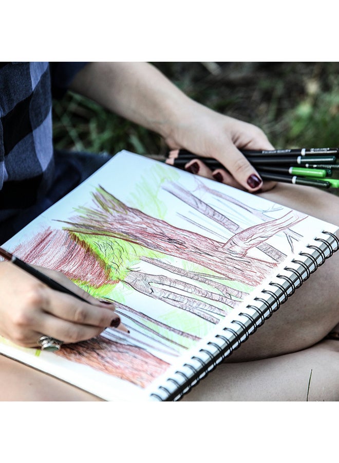 Colore 72-Piece Wooden Colored Drawing Pencil Set multicolour - Image 4