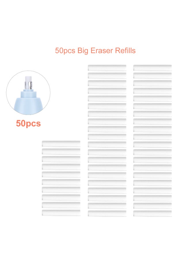 tenwin 50-Piece Portable Electric Eraser Refill White - Image 2