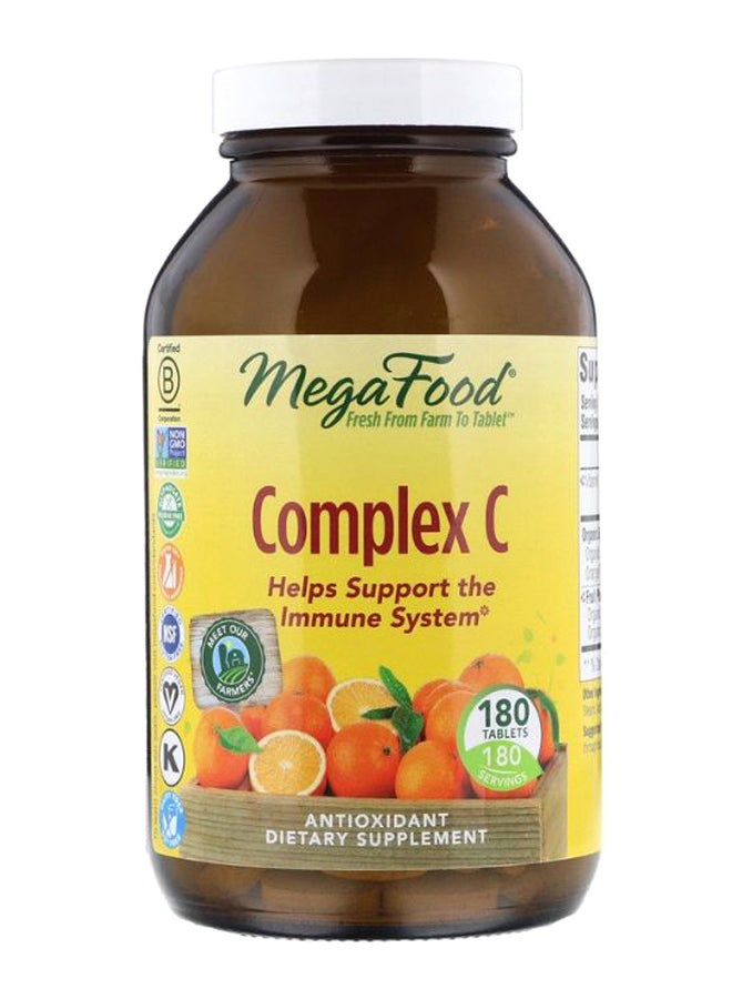MegaFood Complex C - 180 Tablets  - Image 1