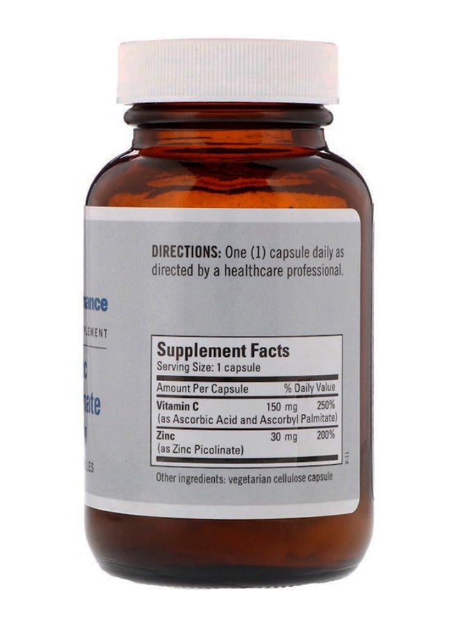 ميتابوليك مانتينانس مكمل غذائي زنك بيكولينات - 100 كبسولة - Image 2