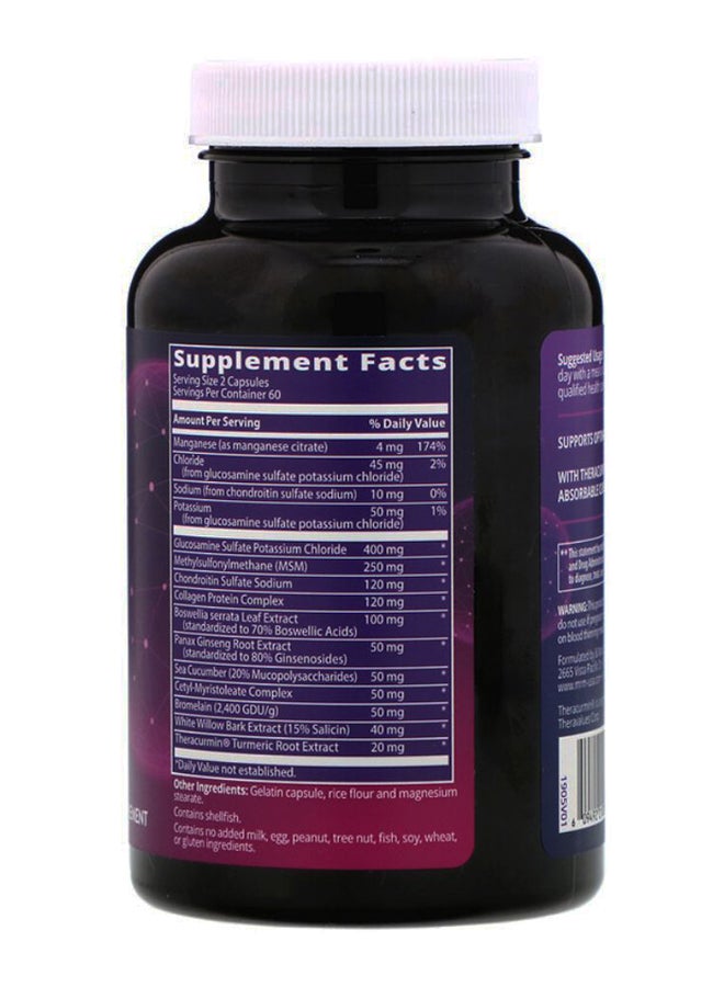 MRM Joint Synergy Plus - 120 Capsules - Image 2