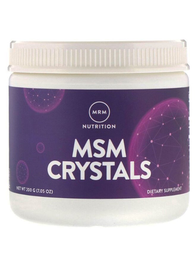 MRM MSM Crystals 1,000 mg, 7.05 oz (200 g) - Image 1