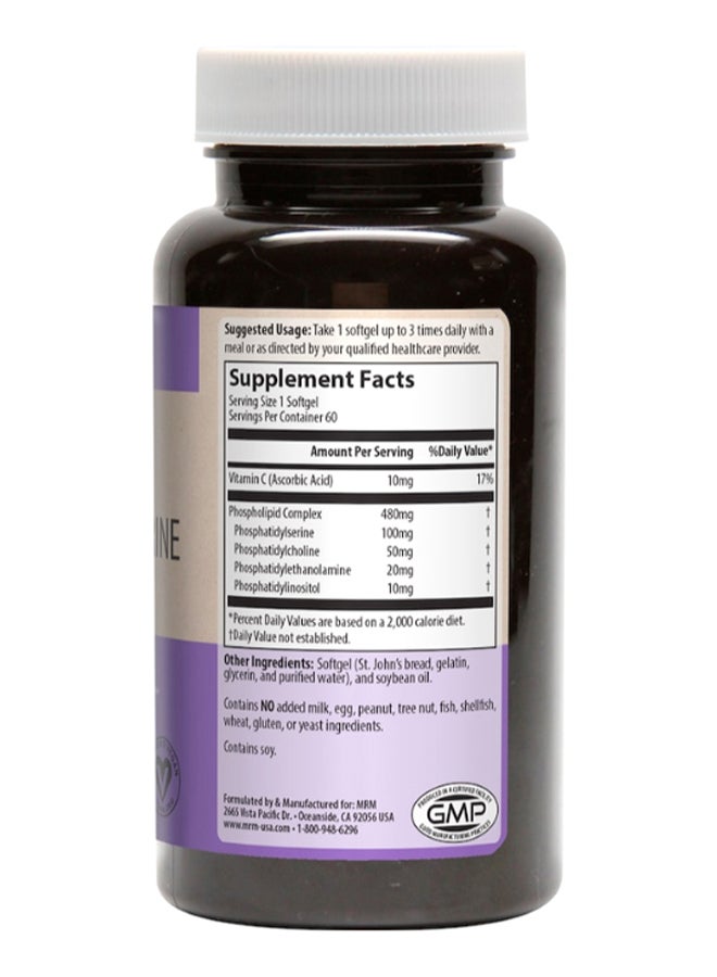 MRM Phosphatidylserine - 60 Softgels - Image 2