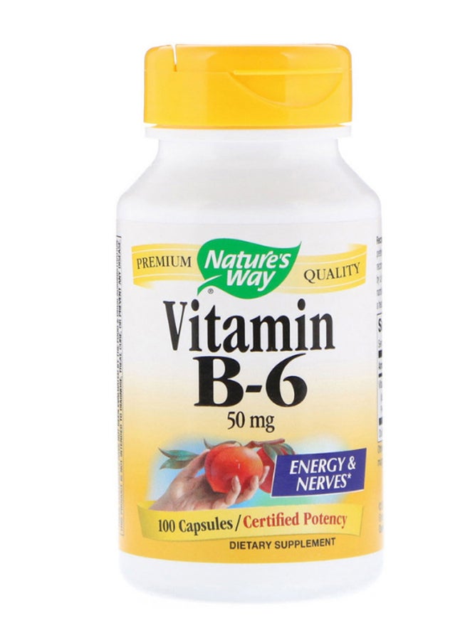 ناتشور واي فيتامين ب6- 100 كبسولة - Image 1