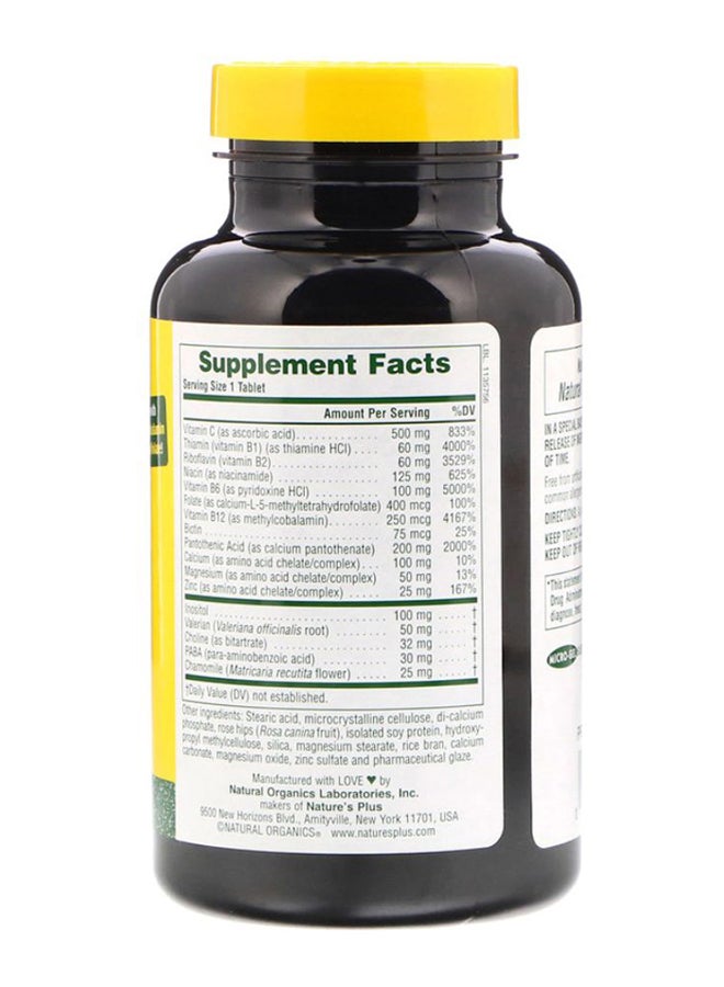 Natures Plus Mega Stress Complex - 90 Tablets - Image 2