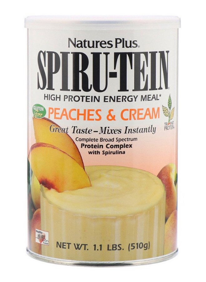 Natures Plus Peaches And Cream Spiru-Tein High Protein Powder - Image 1