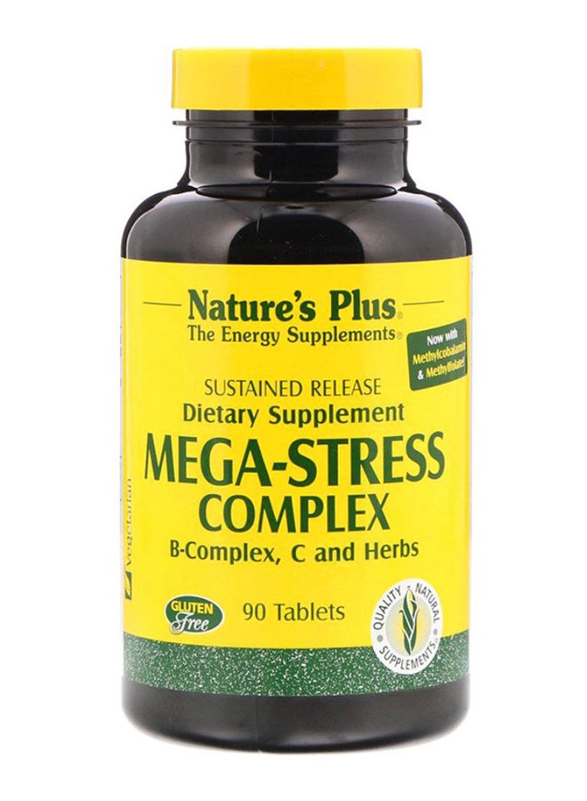 Natures Plus Mega Stress Complex - 90 Tablets - Image 1