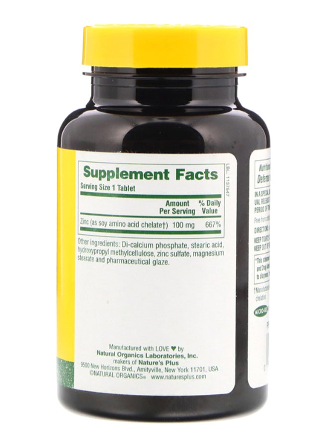 Natures Plus Mega Zinc - 90 Tablets - Image 2