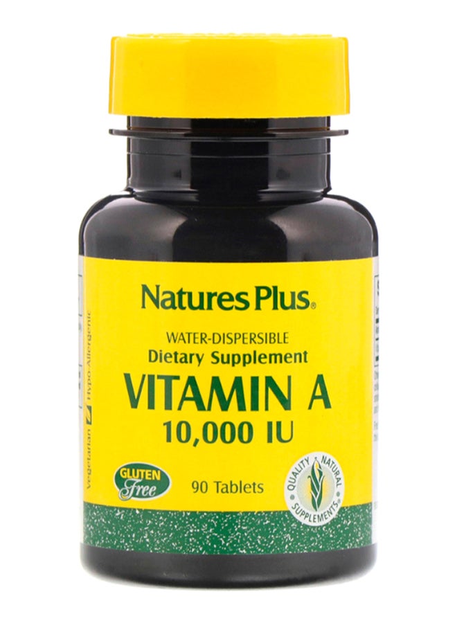 Natures Plus Vitamin A Dietary Supplement - 90 Tablets - Image 1