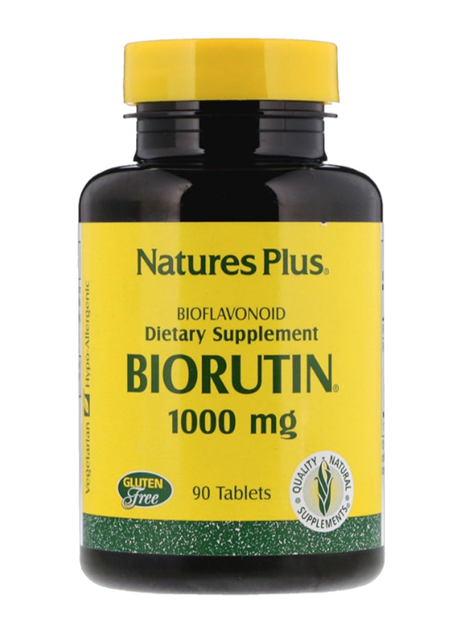 Natures Plus Biorutin Dietary Supplement - 90 Tablets - Image 1