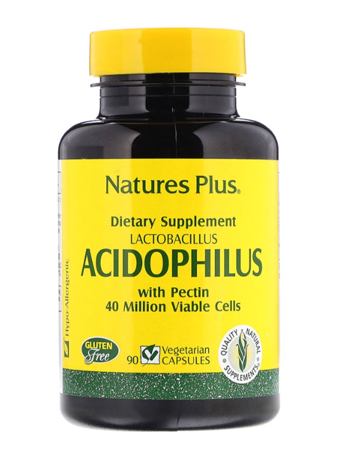 Natures Plus Acidophilus - 90 Vegetarian Capsules - Image 1