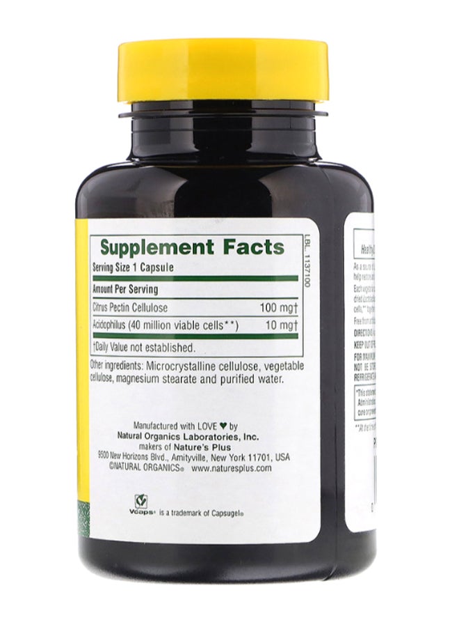 Natures Plus Acidophilus - 90 Vegetarian Capsules - Image 2