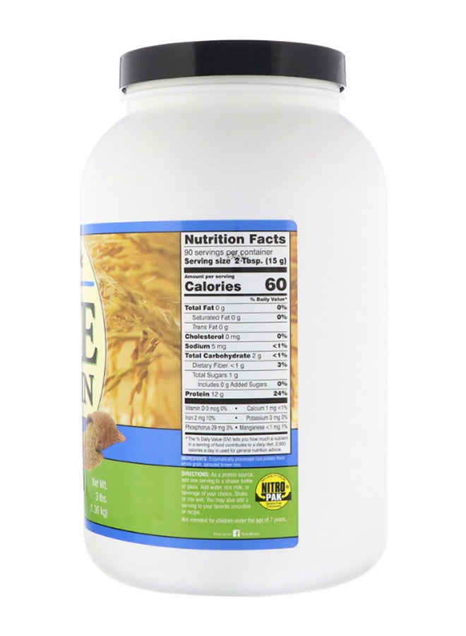 Nutribiotic Rice Protein Plain - Image 2