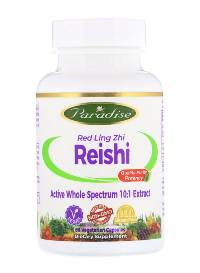 Paradise Herbs - Reishi Red Ling Zhi - 60 Capsules - Image 1
