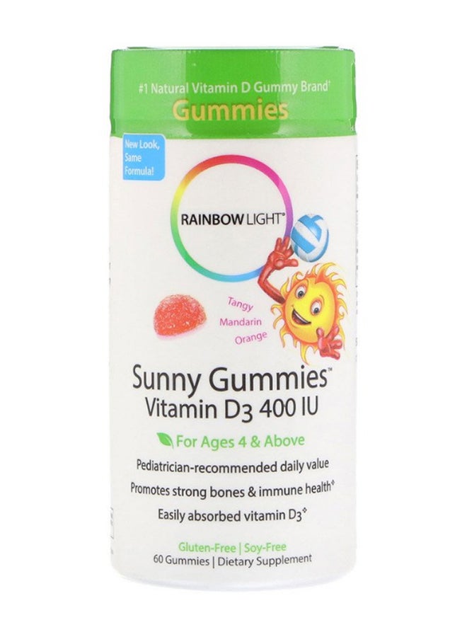 Rainbow Light Sunny Gummies Vitamin D3 - 60 Gummies - Image 1