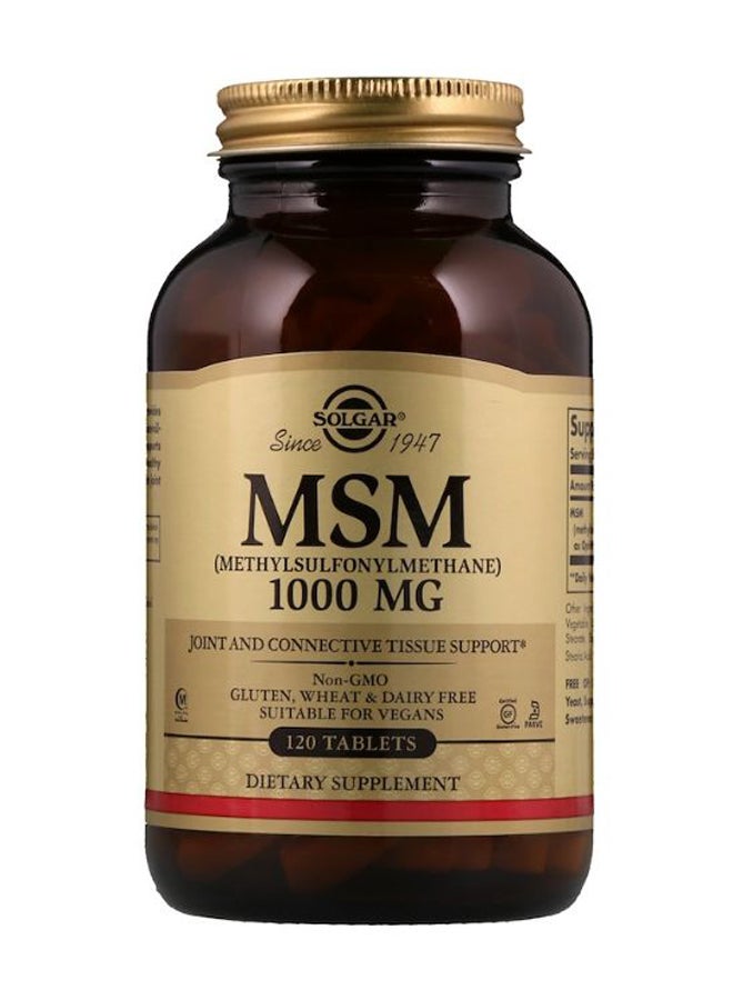 سولجر مكمل غذائي ميثيل سلفونيل ميثان يحتوي على 120 قرص - Image 1