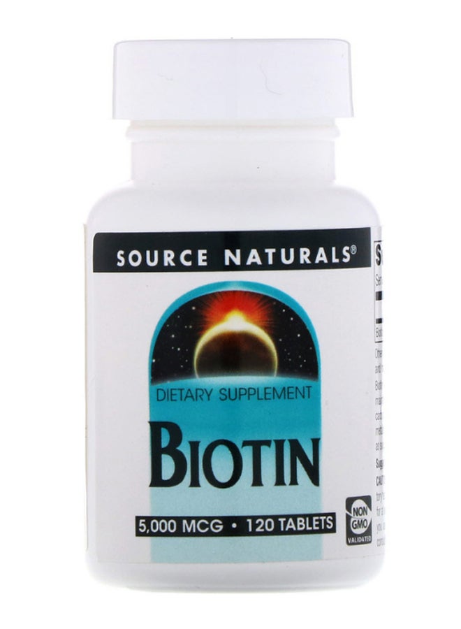 سورس ناتشورالز بيوتين - 120 قرص - Image 1