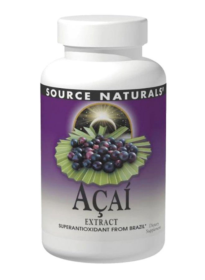 Source Naturals - Acai Extract - 120 Capsules - Image 1