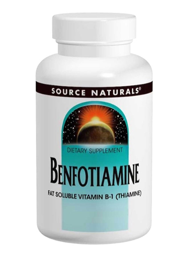 سورس ناتشورالز المكمل الغذائي بنفوتيامين Benfotiamine - يحتوي على 60 قرص