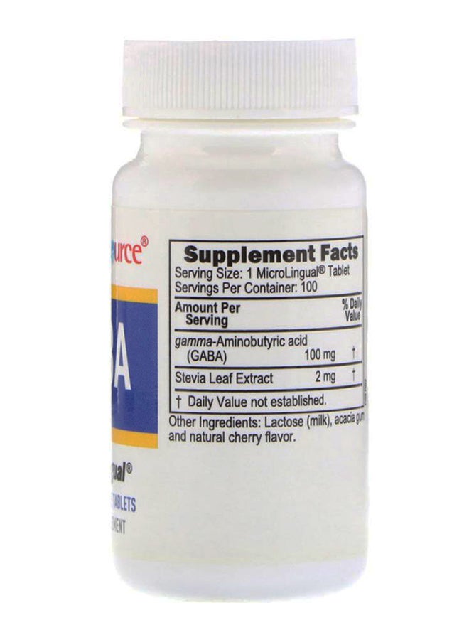 Superior Source GABA - 100 MicroLingual Instant Dissolve Tablets  - Image 2