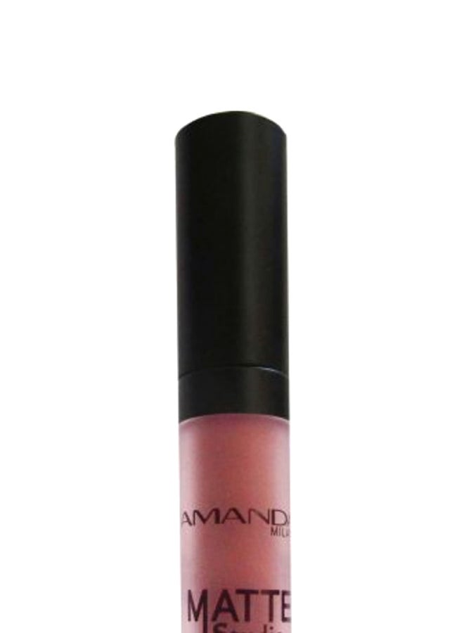 Amanda Milano - Matte Studio Lip Fluid 8 Brown - Image 1
