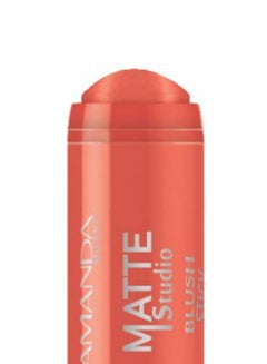 Amanda Milano Matte Studio Blush Stick 2 Orange  - Image 2