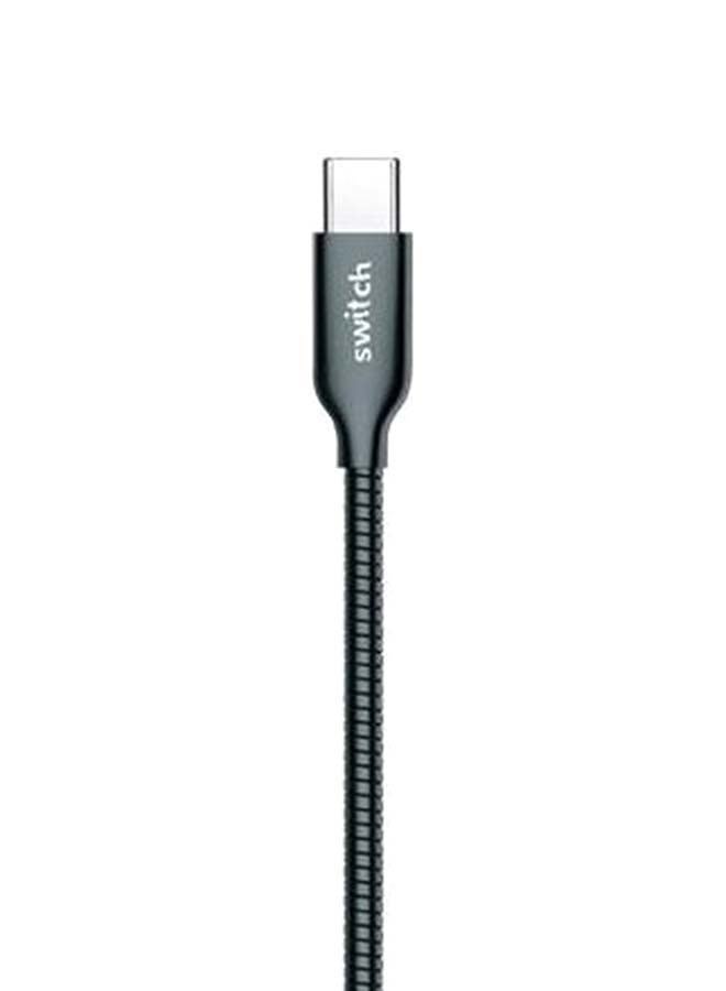 Switch USB-A To Type C-charging Cable Gun Metal - Image 2