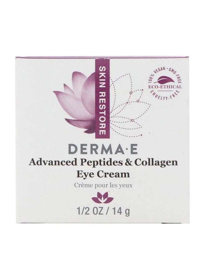 ديرما e كريم العين سكين ريستور بتركيبة متطورة من الببتيدات والكولاجين 14جرام - Image 2