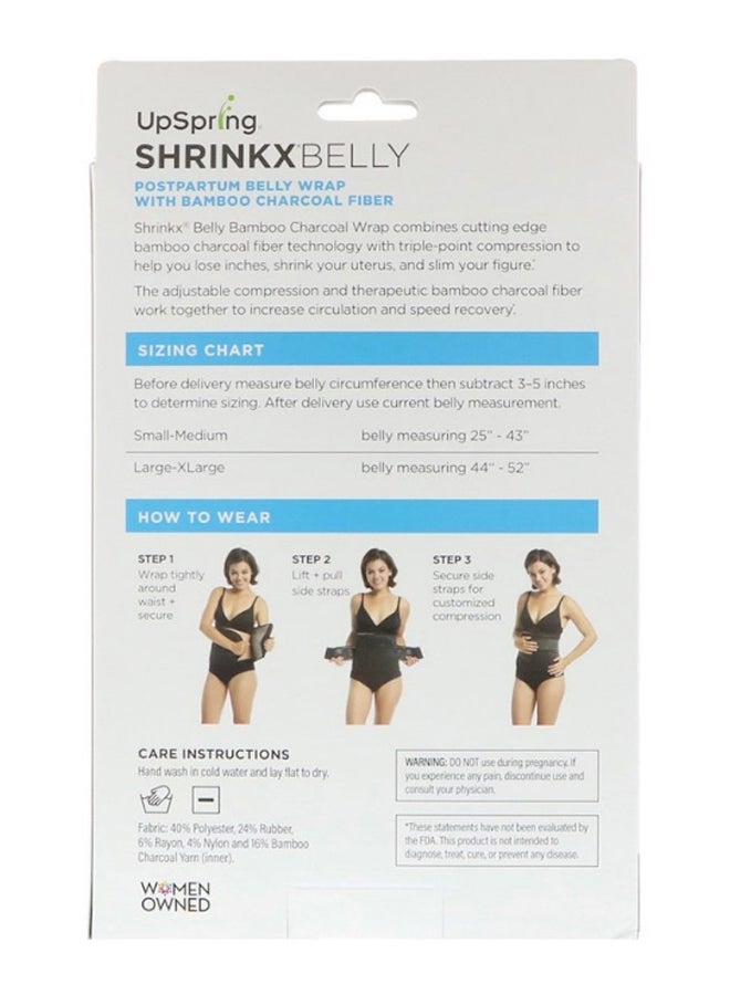 آبسبرينغ لفافة بطن من ألياف فحم الخيزران لما بعد الولادة S/M - Image 2
