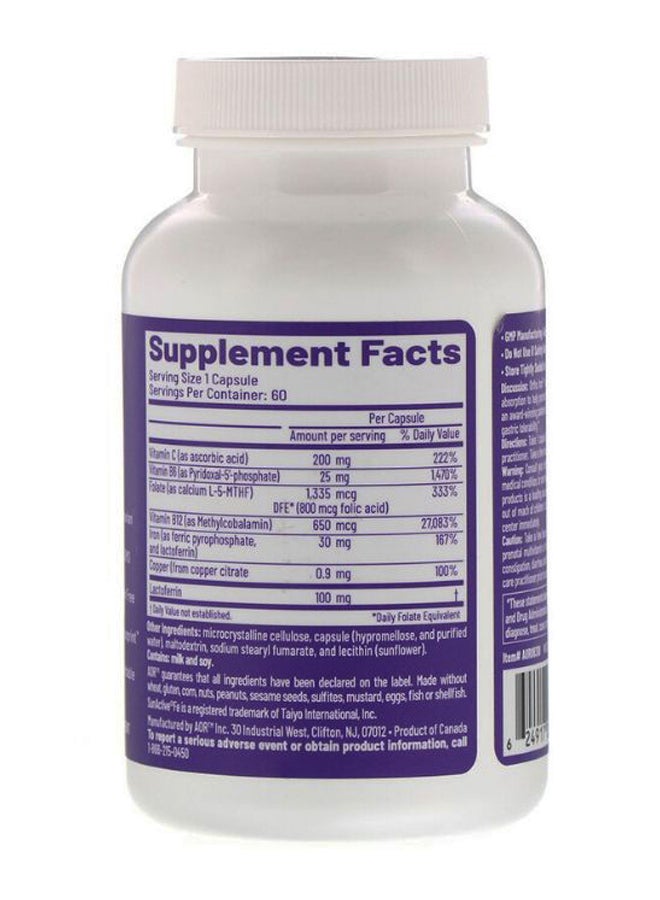 AOR - Ortho Iron Dietary Supplement - 60 Vegetarian Capsules - Image 1