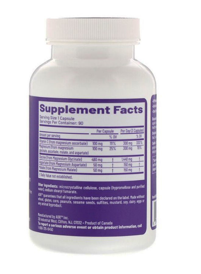 AOR Magnesium Complex Vegetarian - 90 Capsules - Image 2