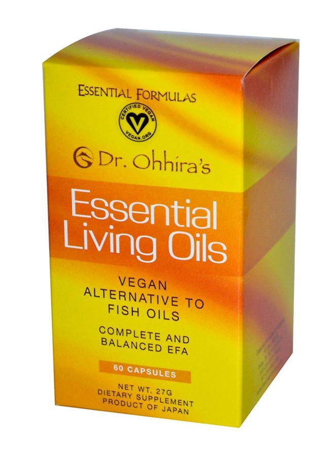 Dr. Ohhira's Probiotics Essential Living Oils - 60 Capsules - Image 1