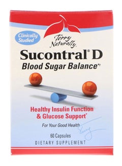 Terry Naturally Sucontral D Blood Sugar Balance - 60 Capsules  - Image 1