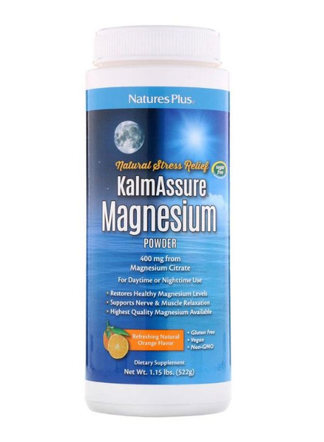 Natures Plus Orange Flavour Kalmassure Magnesium Powder - Image 1