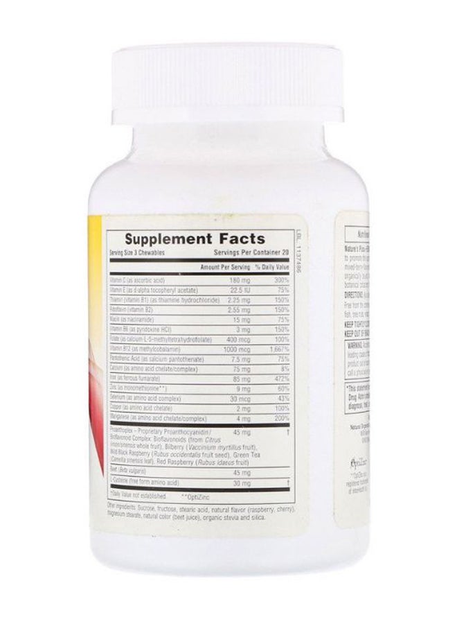 Natures Plus Mixed Berry Hema-Plex Supplement - 60 Chewables - Image 2