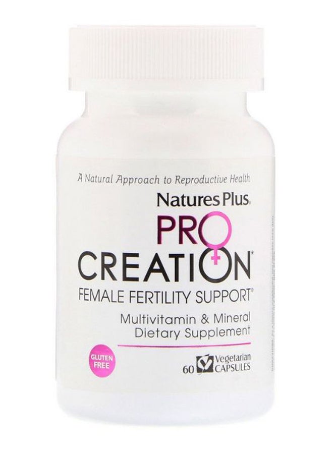 Natures Plus Procreation Female Fertility Support - 60 Capsules - Image 1