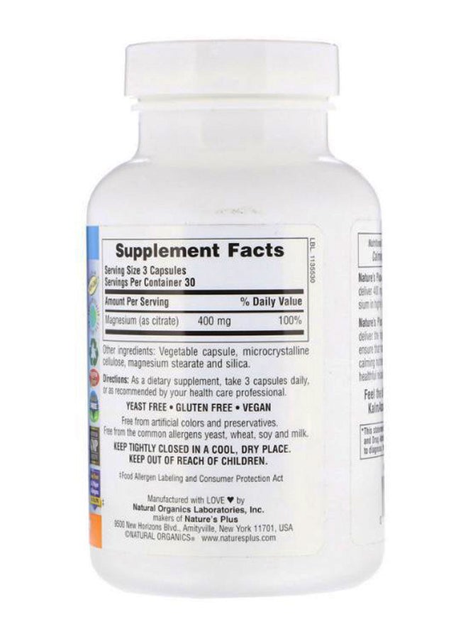 Natures Plus Kalmassure Magnesium - 90 Capsules - Image 2