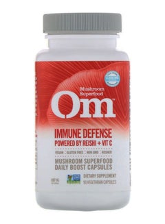 Om Organic Mushroom Nutrition OM Immune Defense - 90 Vegetarian Capsules  - Image 1
