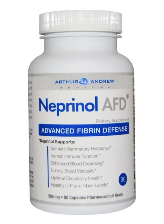 آرثر أندرو ميديكال مكمل غذائي نيبرينول أدفانسد فيبرين ديفينس - 90 كبسولة - Image 1