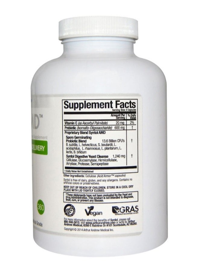 Arthur Andrew Medical Syntol Advanced Microflora Delivery - 360 Capsules  - Image 2