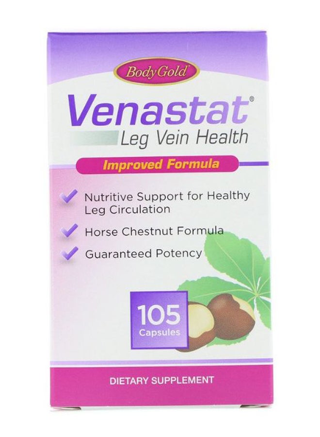 Body Gold - Venastat Leg Vein Health - 105 Capsules - Image 1