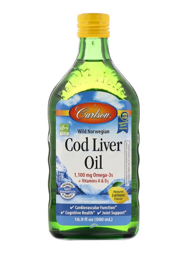 Wild Norwegian Cod Liver Oil - v1586545649/N36649095A_1