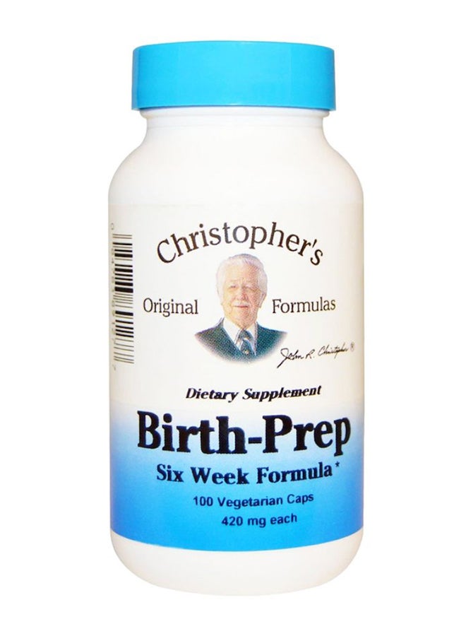 Christopher's Original Formulas Birth-Prep Six Week Formula - 100 Capsules - Image 1