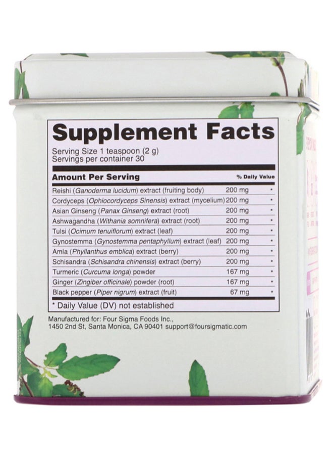 فور سيجماتك مزيج متوازن بمزيج الأدابتوجين من الأعشاب من سوبر شتراس - Image 2